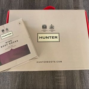 SZ 8 Toddler Girls Hunter Glitter Rain Boots